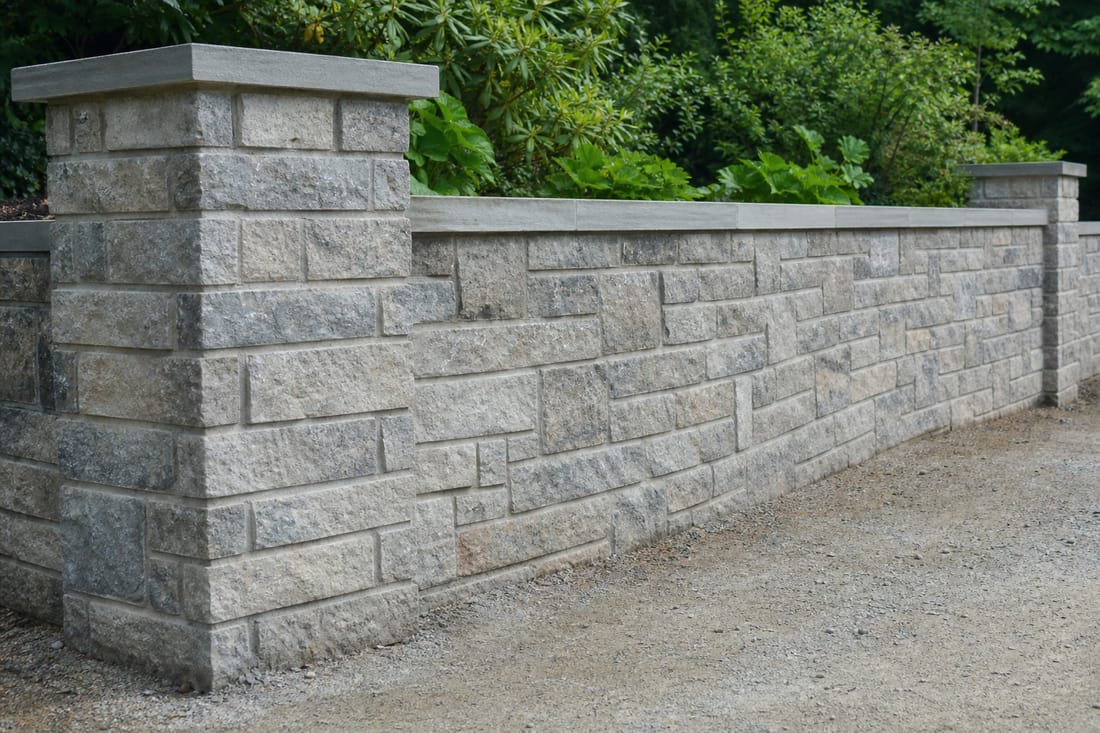 Exemple : mur de clôture en maçonnerie
